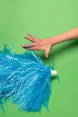 Le parasol Parasol à frange bleu Vers 2019